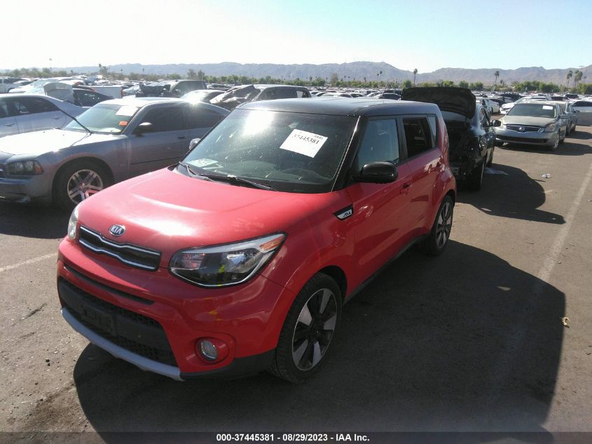 2019 Kia Soul + VIN: KNDJP3A51K7651417 Lot: 37445381