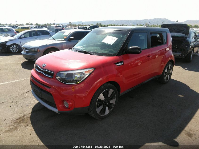 2019 Kia Soul + VIN: KNDJP3A51K7651417 Lot: 37445381