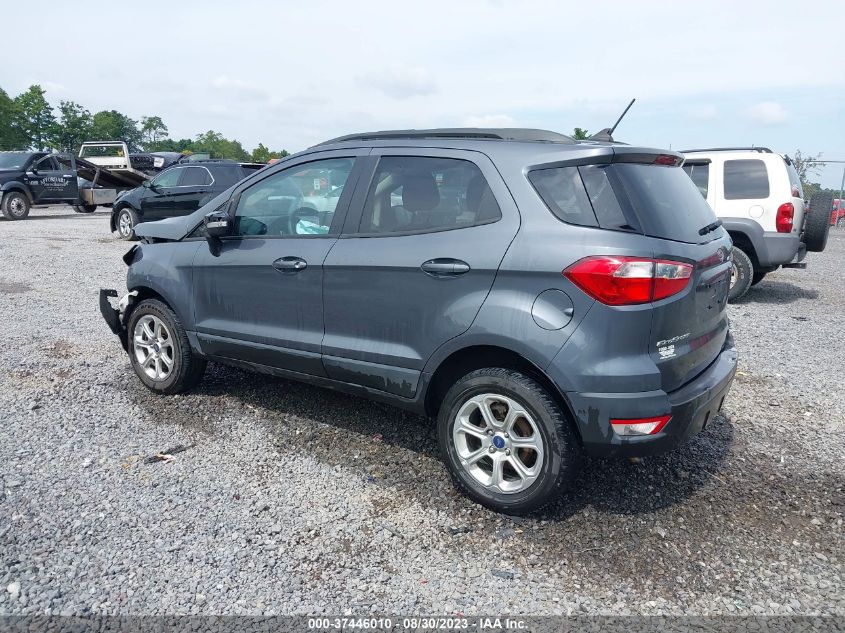 2020 Ford Ecosport Se VIN: MAJ6S3GL0LC394503 Lot: 37446010