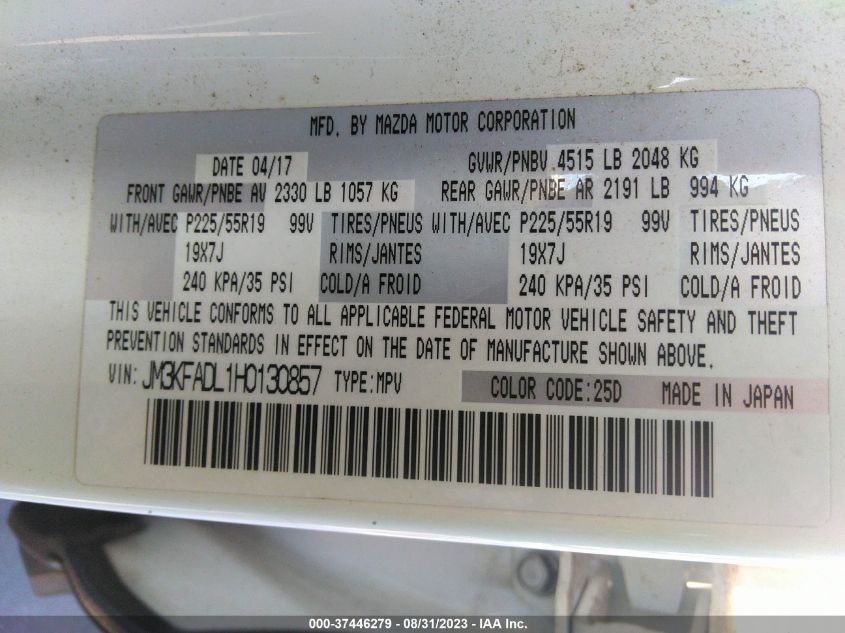 Фото: JM3KFADL1H0130857 - 9