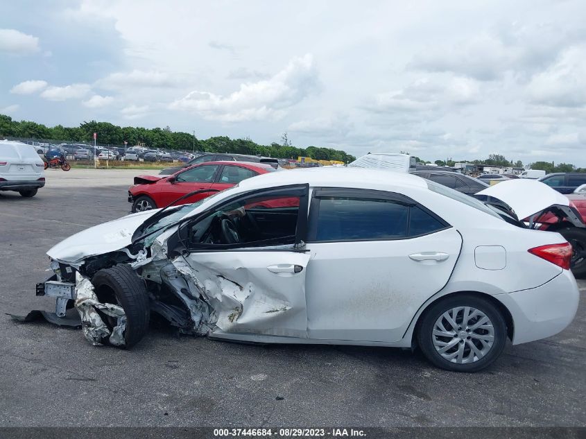 2019 Toyota Corolla Le VIN: 5YFBURHE9KP899791 Lot: 37446684