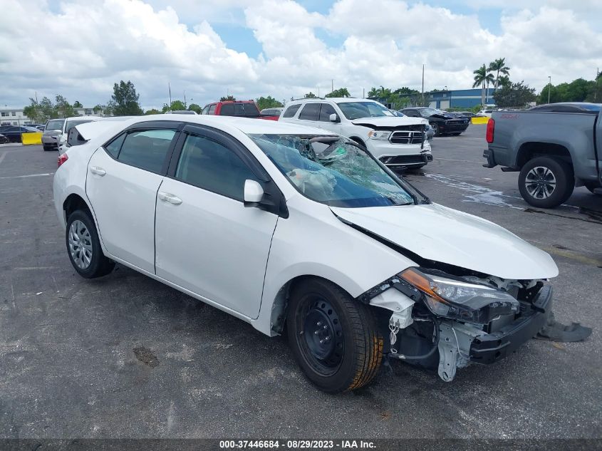 2019 Toyota Corolla Le VIN: 5YFBURHE9KP899791 Lot: 37446684