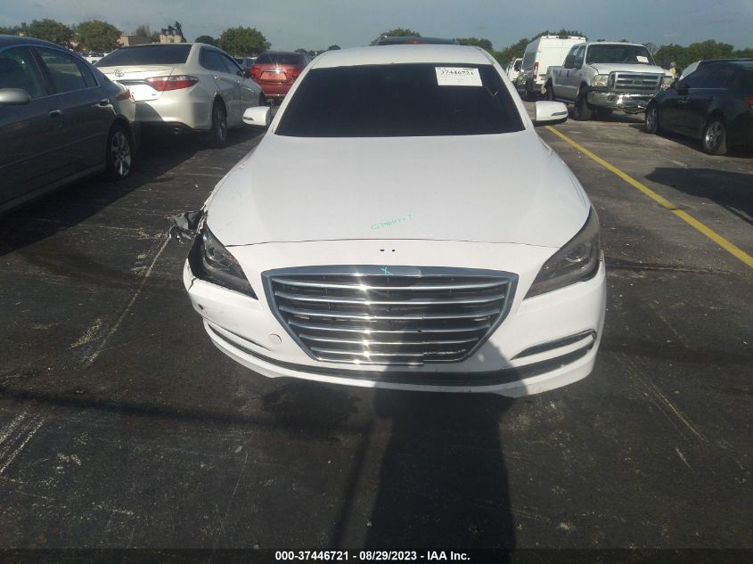 2016 Hyundai Genesis 3.8 VIN: KMHGN4JE2GU142334 Lot: 37446721