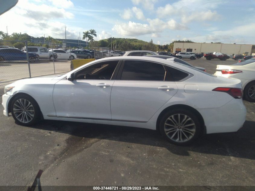 2016 Hyundai Genesis 3.8 VIN: KMHGN4JE2GU142334 Lot: 37446721