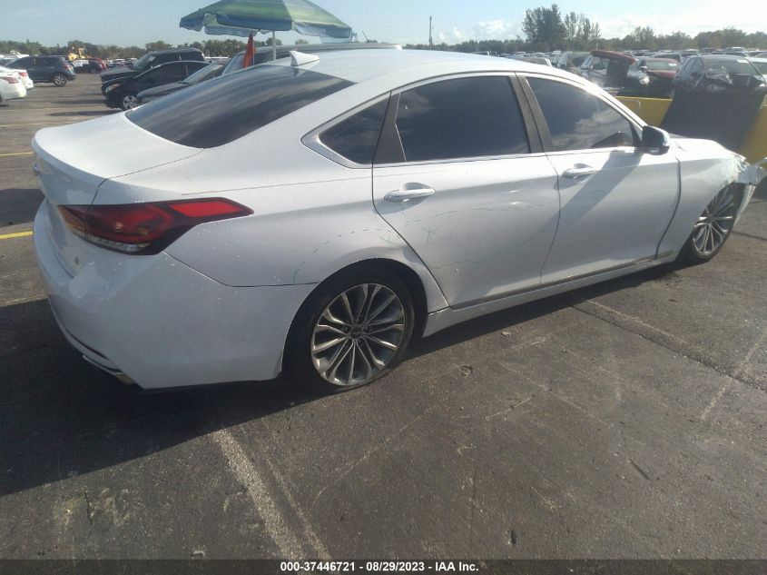 2016 Hyundai Genesis 3.8 VIN: KMHGN4JE2GU142334 Lot: 37446721