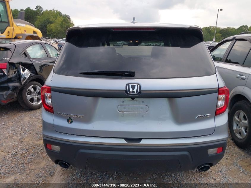 2019 Honda Passport Ex-L VIN: 5FNYF8H58KB024924 Lot: 37447316