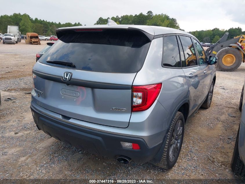 2019 Honda Passport Ex-L VIN: 5FNYF8H58KB024924 Lot: 37447316