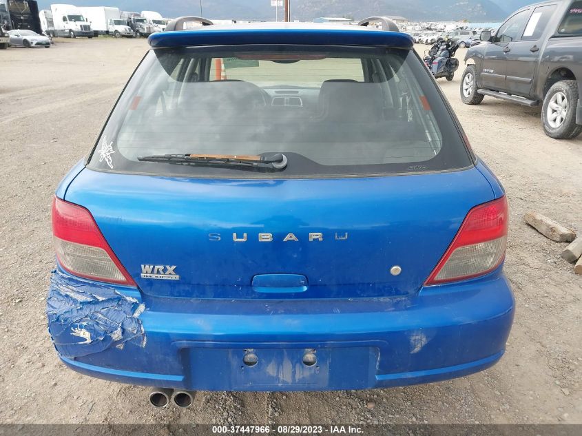 2002 Subaru Impreza Wrx Sport VIN: JF1GG296X2G836959 Lot: 37447966