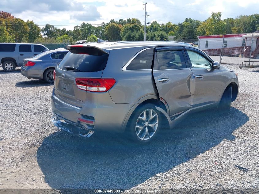 2016 Kia Sorento 3.3L Sx VIN: 5XYPK4A51GG075420 Lot: 37449503