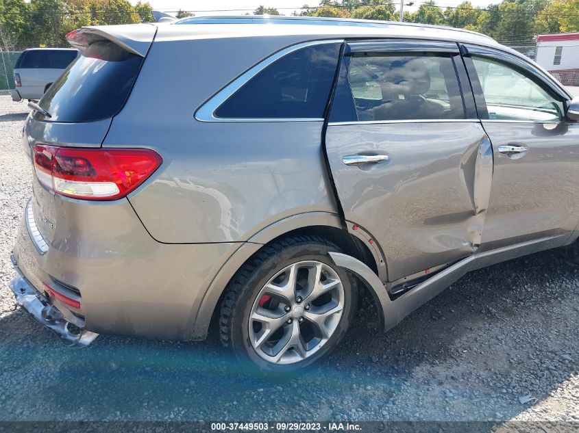 2016 Kia Sorento 3.3L Sx VIN: 5XYPK4A51GG075420 Lot: 37449503