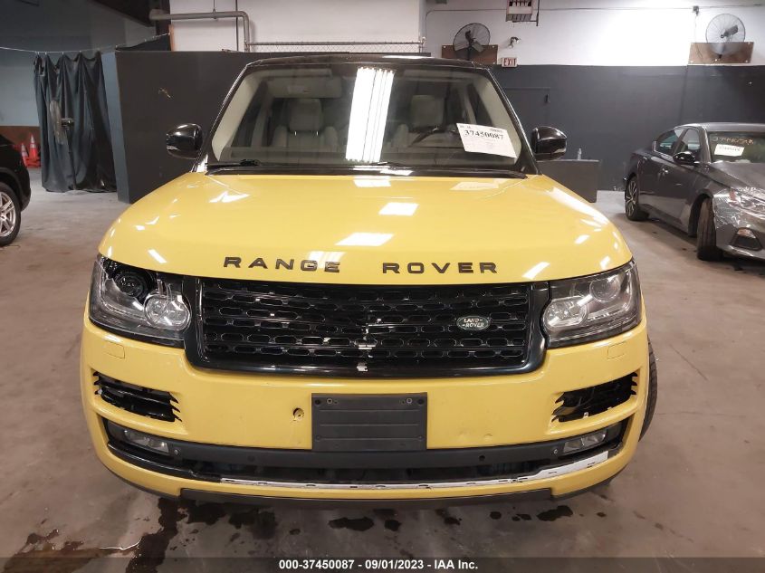 2015 Land Rover Range Rover 5.0L V8 Supercharged VIN: SALGS2TF4FA238613 Lot: 37450087