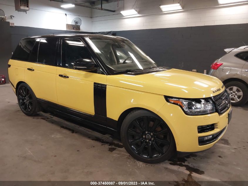 2015 Land Rover Range Rover 5.0L V8 Supercharged VIN: SALGS2TF4FA238613 Lot: 37450087