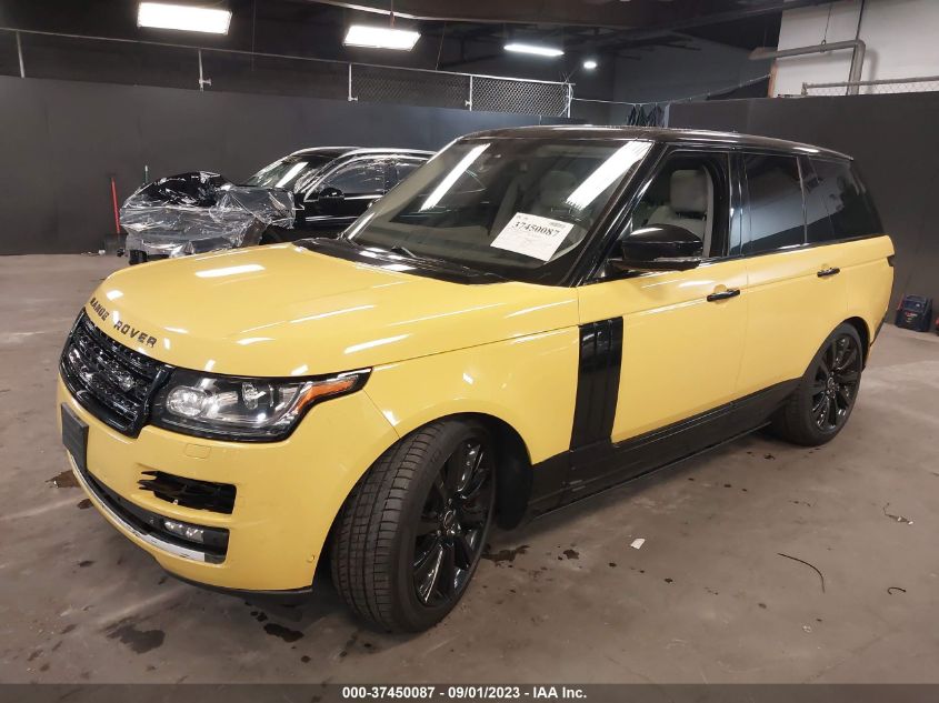 2015 Land Rover Range Rover 5.0L V8 Supercharged VIN: SALGS2TF4FA238613 Lot: 37450087