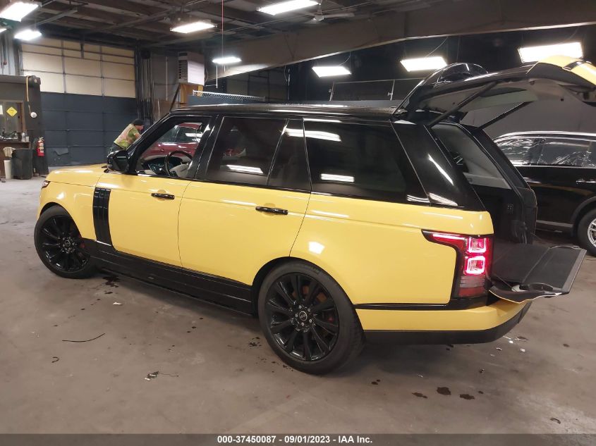 2015 Land Rover Range Rover 5.0L V8 Supercharged VIN: SALGS2TF4FA238613 Lot: 37450087