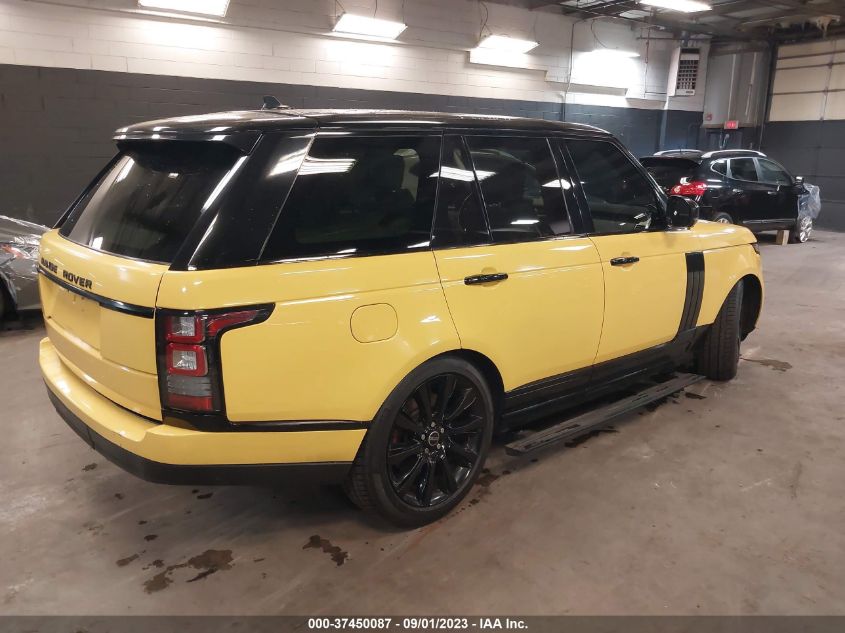 2015 Land Rover Range Rover 5.0L V8 Supercharged VIN: SALGS2TF4FA238613 Lot: 37450087