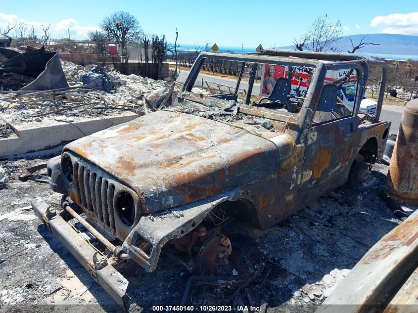 2000 Jeep Wrangler Se VIN: 1J4FA29P6YP730933 Lot: 37450140