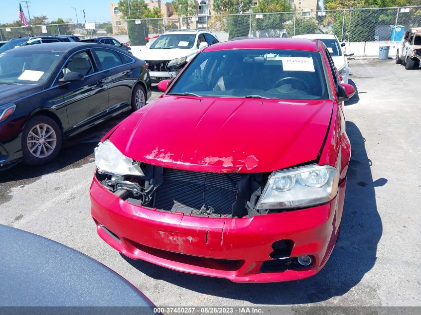 2013 Dodge Avenger Sxt VIN: 1C3CDZCB3DN661568 Lot: 37450257