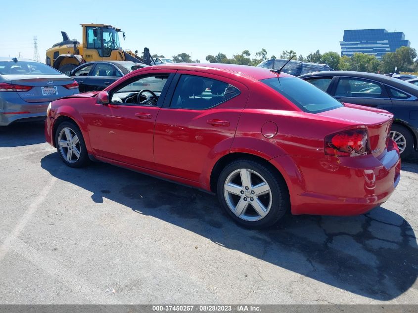 2013 Dodge Avenger Sxt VIN: 1C3CDZCB3DN661568 Lot: 37450257