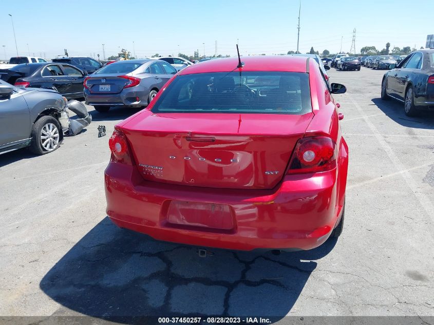 2013 Dodge Avenger Sxt VIN: 1C3CDZCB3DN661568 Lot: 37450257