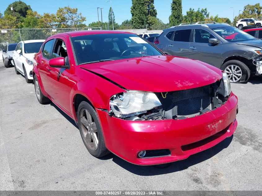 2013 Dodge Avenger Sxt VIN: 1C3CDZCB3DN661568 Lot: 37450257