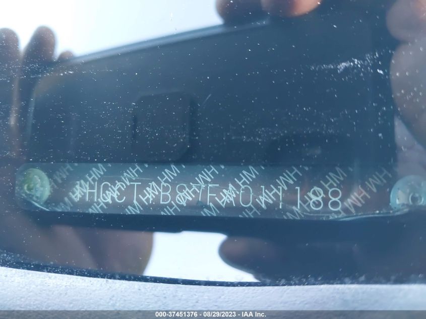 1HGCT1B87FA011188 2015 Honda Accord Ex-L