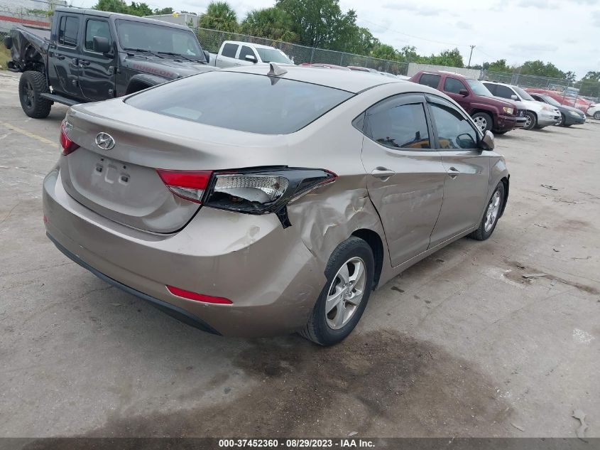 2014 Hyundai Elantra Se/Sport/Limited VIN: 5NPDH4AE4EH48063 Lot: 37452360