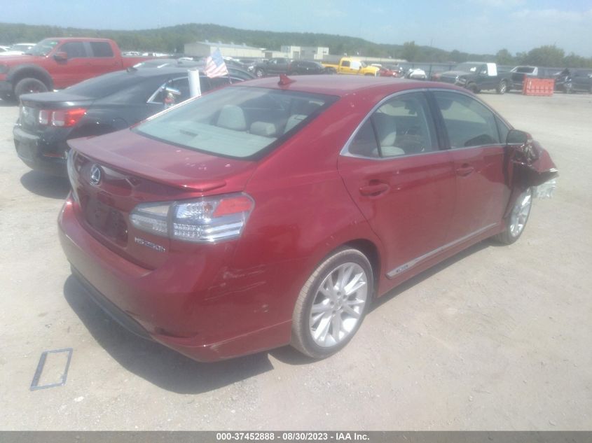 2010 Lexus Hs 250H VIN: JTHBB1BA4A2033408 Lot: 37452888