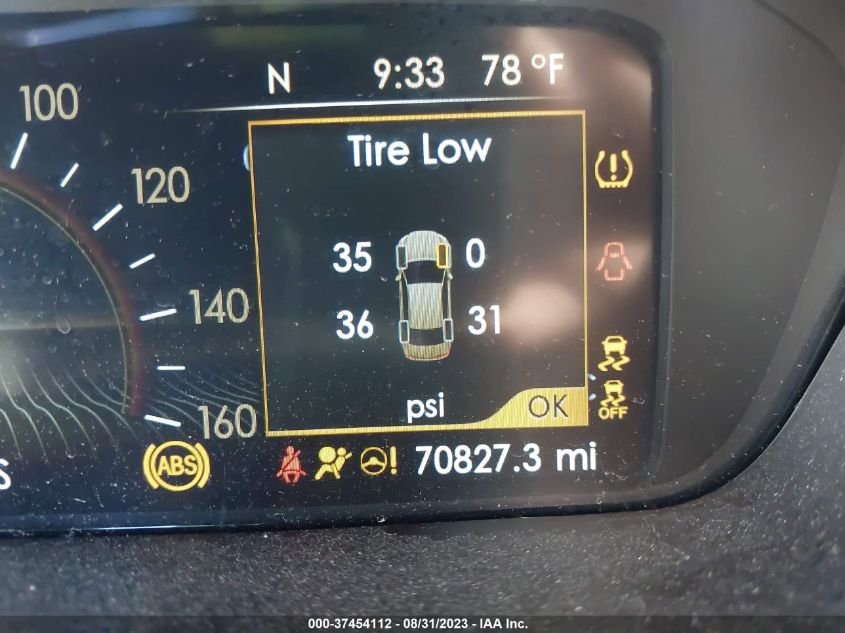 2017 Lincoln Continental Reserve VIN: 1LN6L9RP6H5608363 Lot: 37454112