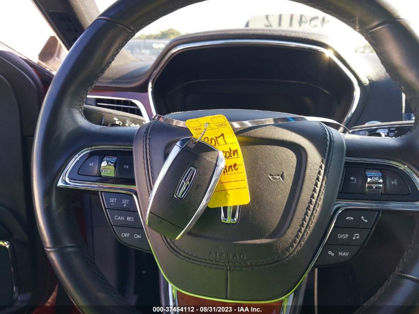 2017 Lincoln Continental Reserve VIN: 1LN6L9RP6H5608363 Lot: 37454112