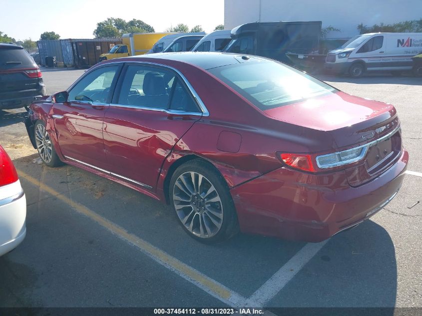 2017 Lincoln Continental Reserve VIN: 1LN6L9RP6H5608363 Lot: 37454112