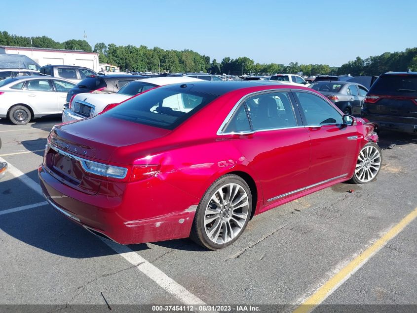2017 Lincoln Continental Reserve VIN: 1LN6L9RP6H5608363 Lot: 37454112