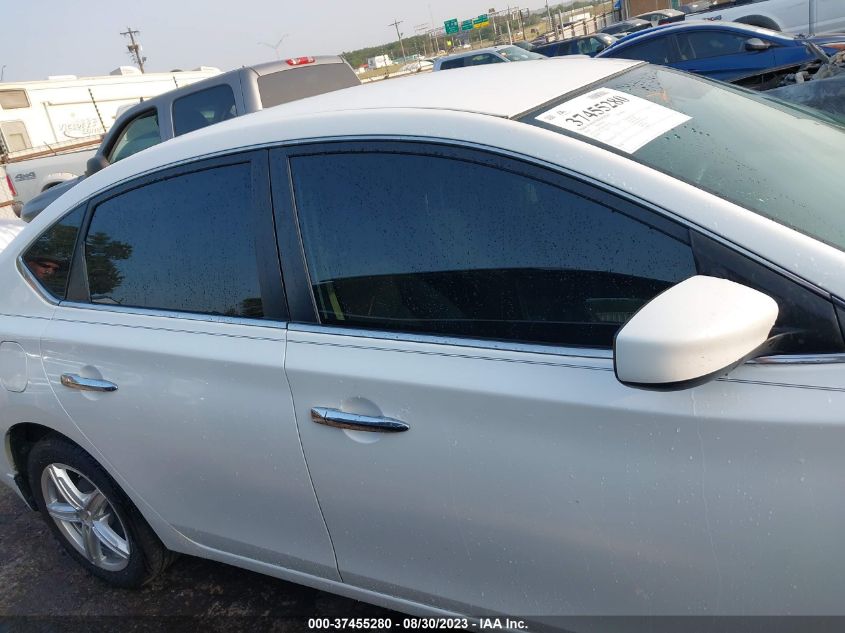 2014 Nissan Sentra Sv VIN: 3N1AB7APXEL618295 Lot: 37455280