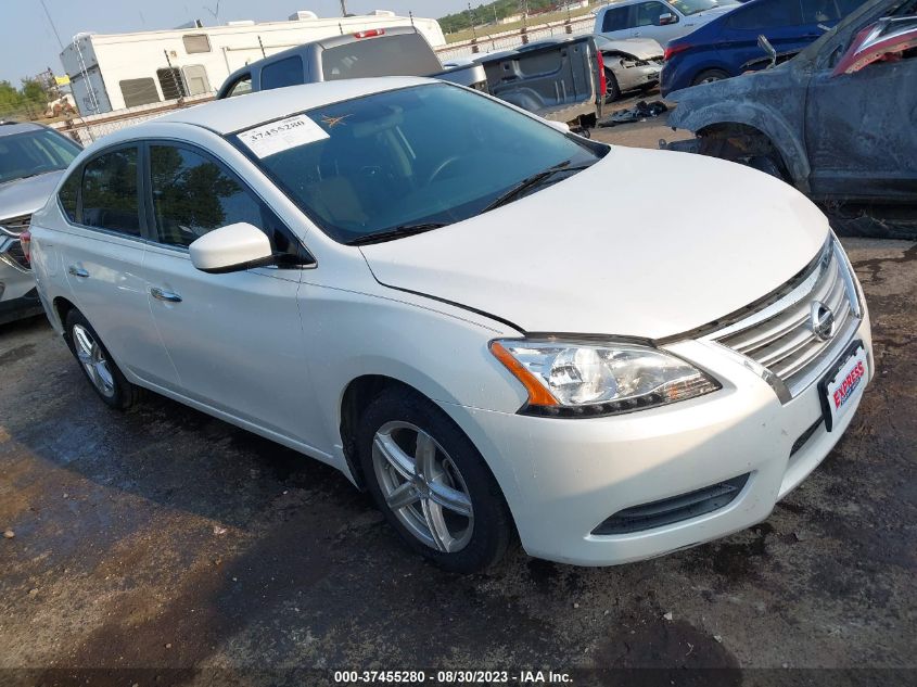 2014 Nissan Sentra Sv VIN: 3N1AB7APXEL618295 Lot: 37455280