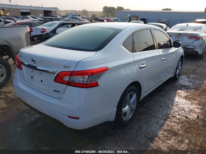 2014 Nissan Sentra Sv VIN: 3N1AB7APXEL618295 Lot: 37455280