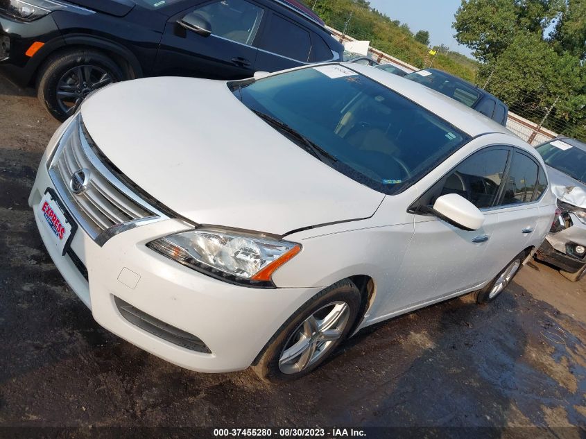 2014 Nissan Sentra Sv VIN: 3N1AB7APXEL618295 Lot: 37455280