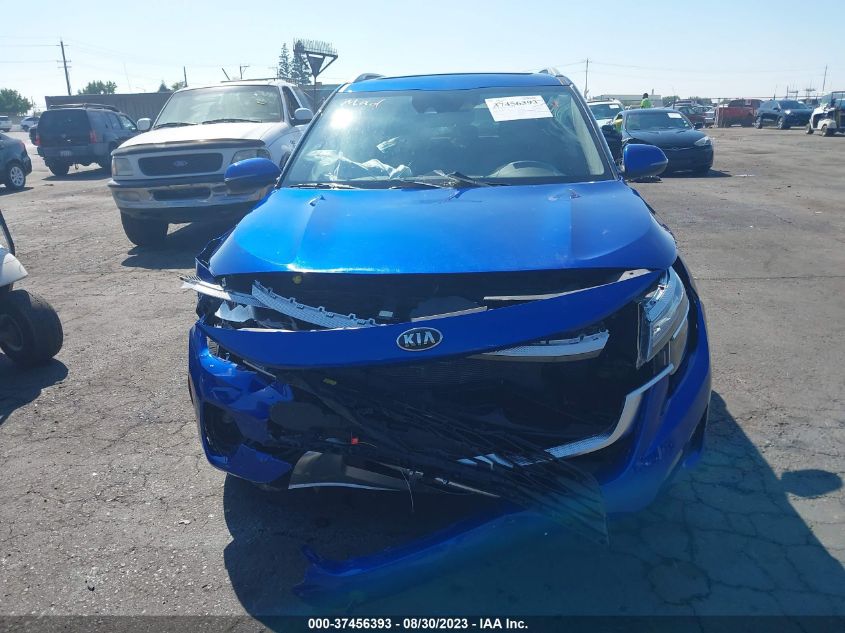 2021 Kia Seltos Ex VIN: KNDERCAA5M7166418 Lot: 37456393