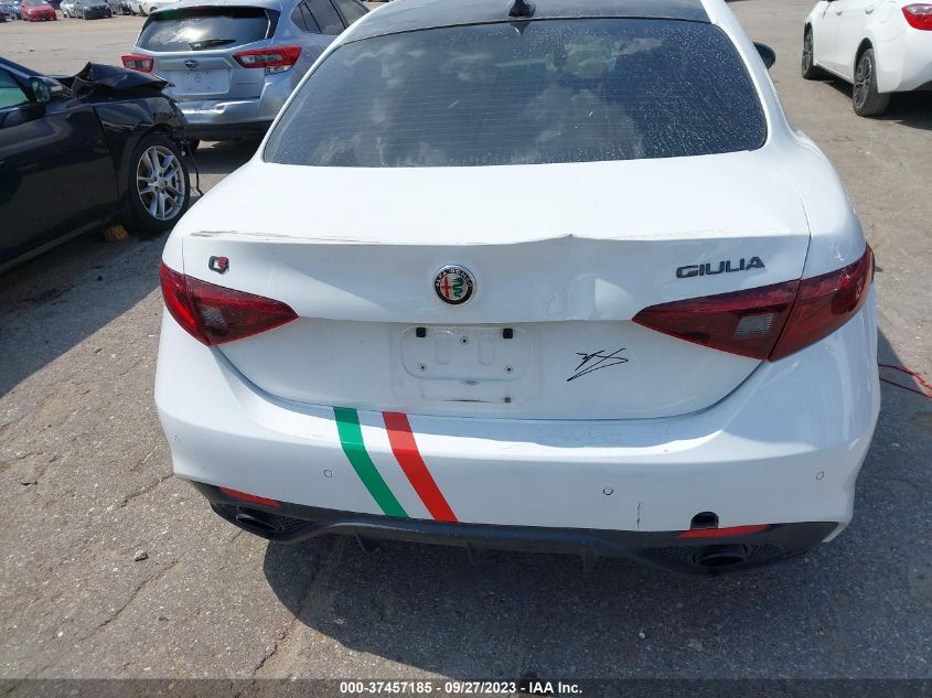 2019 Alfa Romeo Giulia Ti Sport Rwd VIN: ZARFAMBN0K7611928 Lot: 37457185