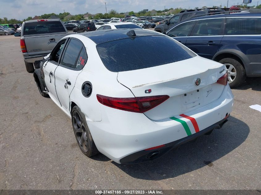 2019 Alfa Romeo Giulia Ti Sport Rwd VIN: ZARFAMBN0K7611928 Lot: 37457185