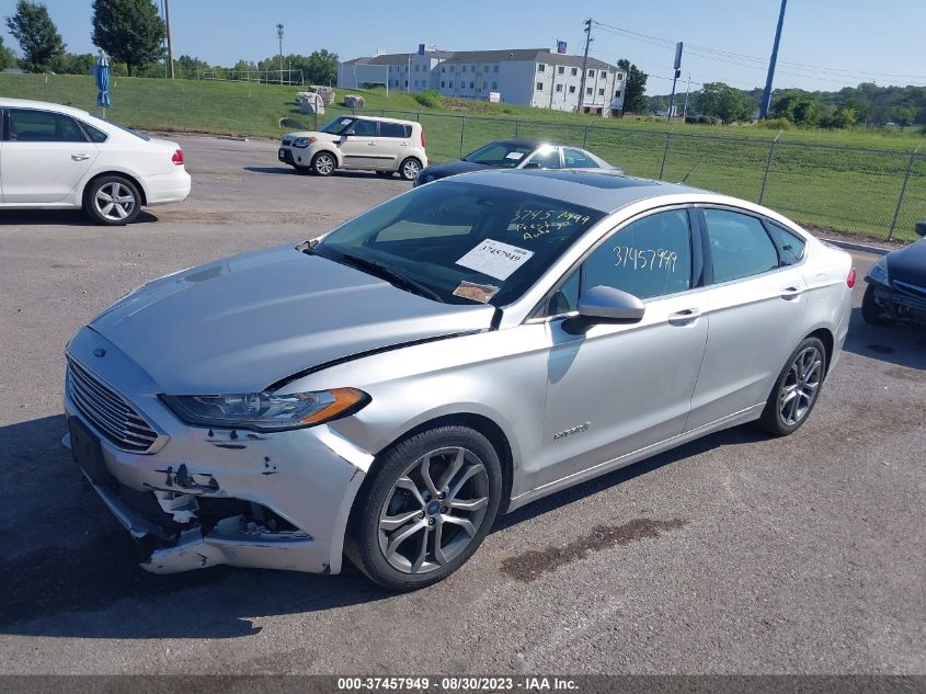 3FA6P0LU2HR232587 2017 Ford Fusion Hybrid Se