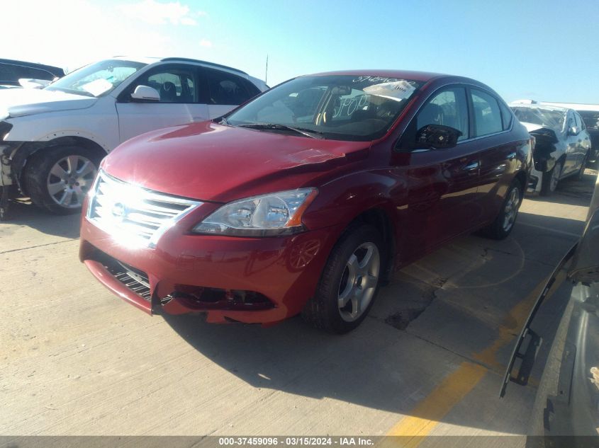 2014 Nissan Sentra S VIN: 3N1AB7AP4EL683840 Lot: 37459096