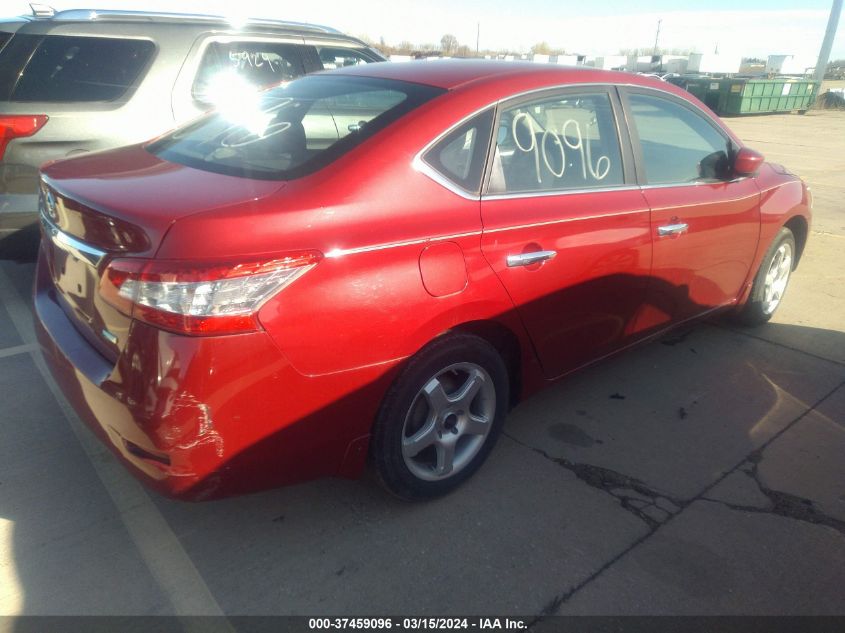 2014 Nissan Sentra S VIN: 3N1AB7AP4EL683840 Lot: 37459096