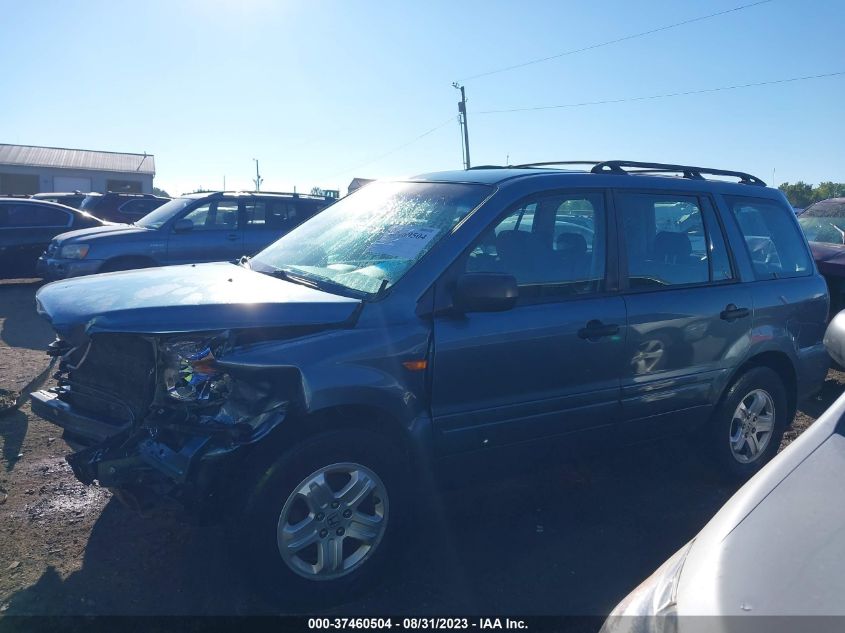 5FNYF28147B013260 2007 Honda Pilot Lx