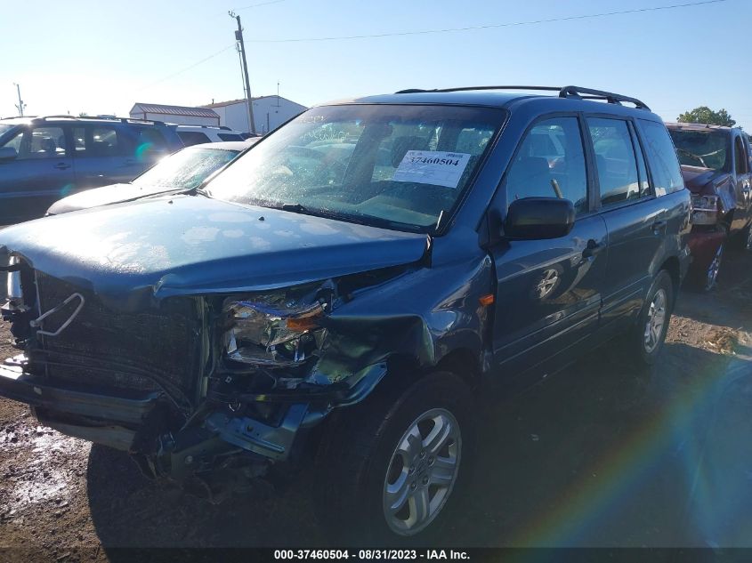 2007 Honda Pilot Lx VIN: 5FNYF28147B013260 Lot: 37460504