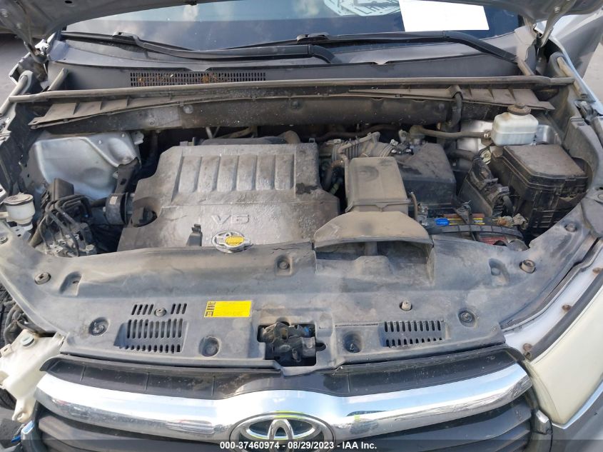 2014 Toyota Highlander Le VIN: 5TDZKRFH7ES033181 Lot: 37460974