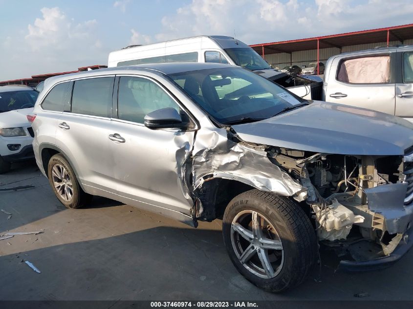 2014 Toyota Highlander Le VIN: 5TDZKRFH7ES033181 Lot: 37460974