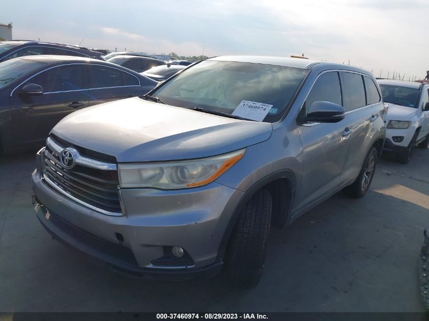 2014 Toyota Highlander Le VIN: 5TDZKRFH7ES033181 Lot: 37460974