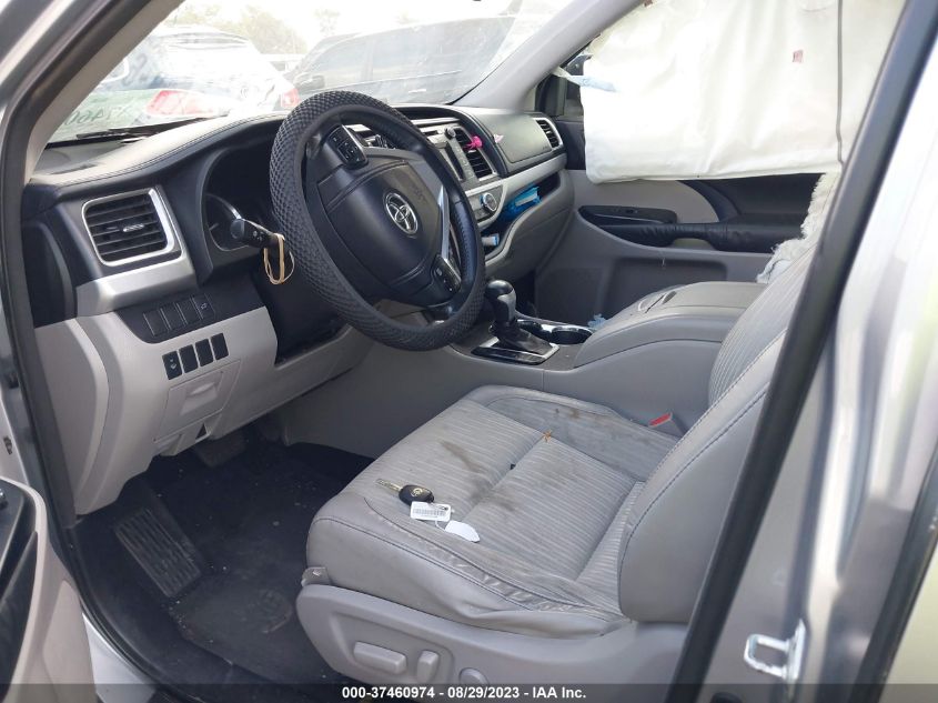 2014 Toyota Highlander Le VIN: 5TDZKRFH7ES033181 Lot: 37460974