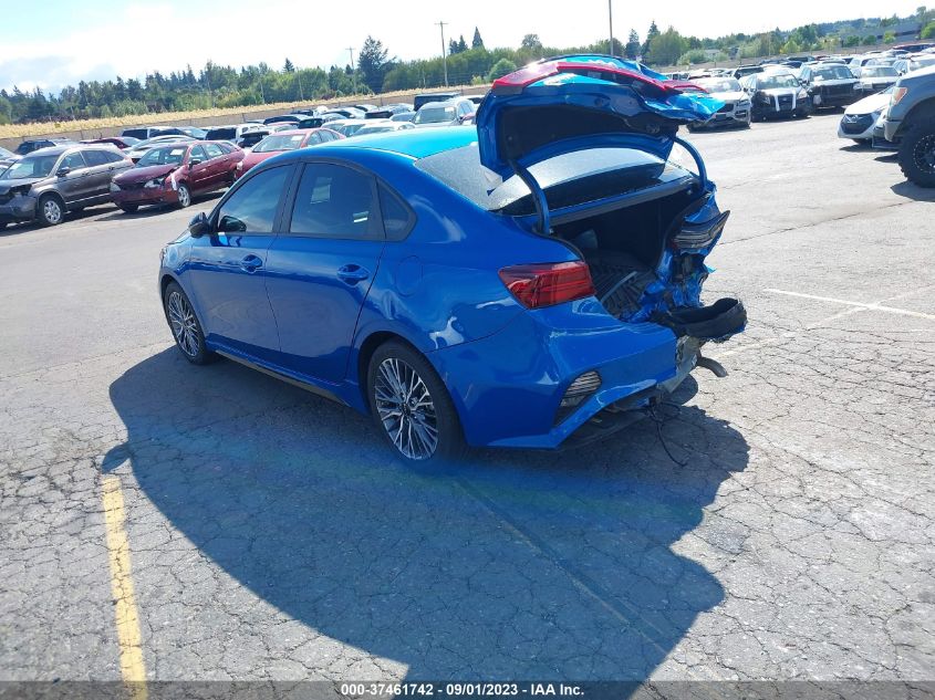 2022 Kia Forte Gt-Line VIN: 3KPF54AD8NE437750 Lot: 37461742