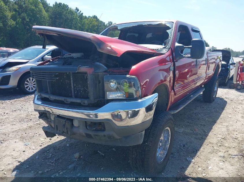 2002 Ford Super Duty F-250 Lariat/Xl/Xlt VIN: 1FTNW21F12EB85684 Lot: 37462394