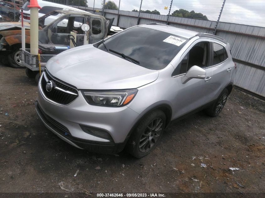 2019 Buick Encore Fwd Sport Touring VIN: KL4CJ1SBXKB710491 Lot: 37462646